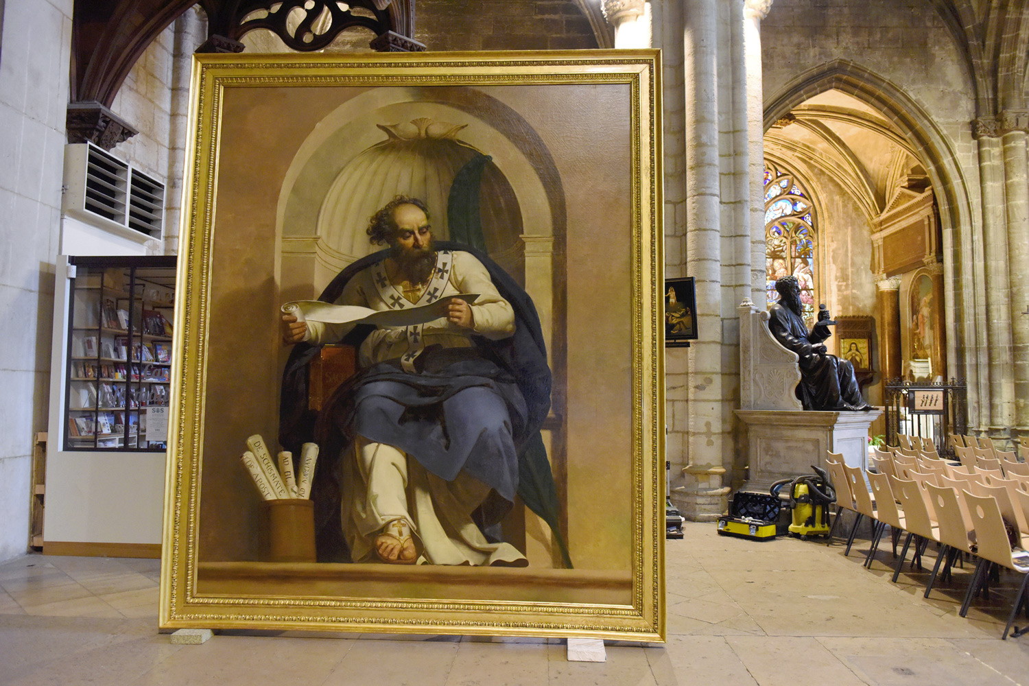 Repose du tableau L’évêque saint Irénée / Muriel Chaulet – Ville de Lyon - 10 