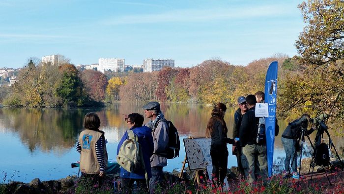 Deux parcs au bord de l'eau