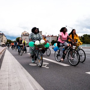 Fancy Women Bike Ride