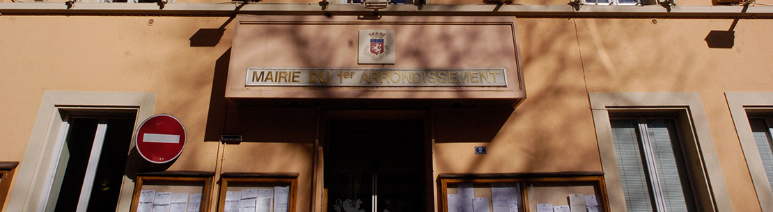 Façade de la mairie du 1er arrondissement