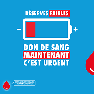 Don du sang - urgence collecte