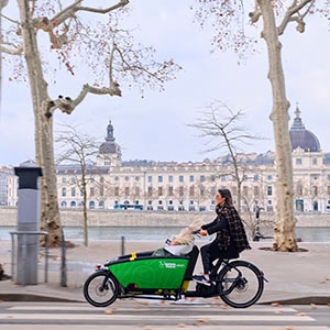 Des vélos cargos en libre-service