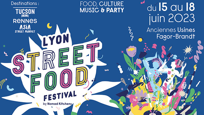 Affiche du Lyon street food festival 2023