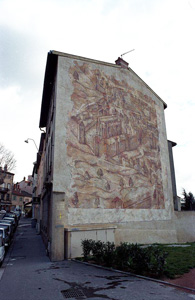 Fresque "Les basiliques de Saint Just"