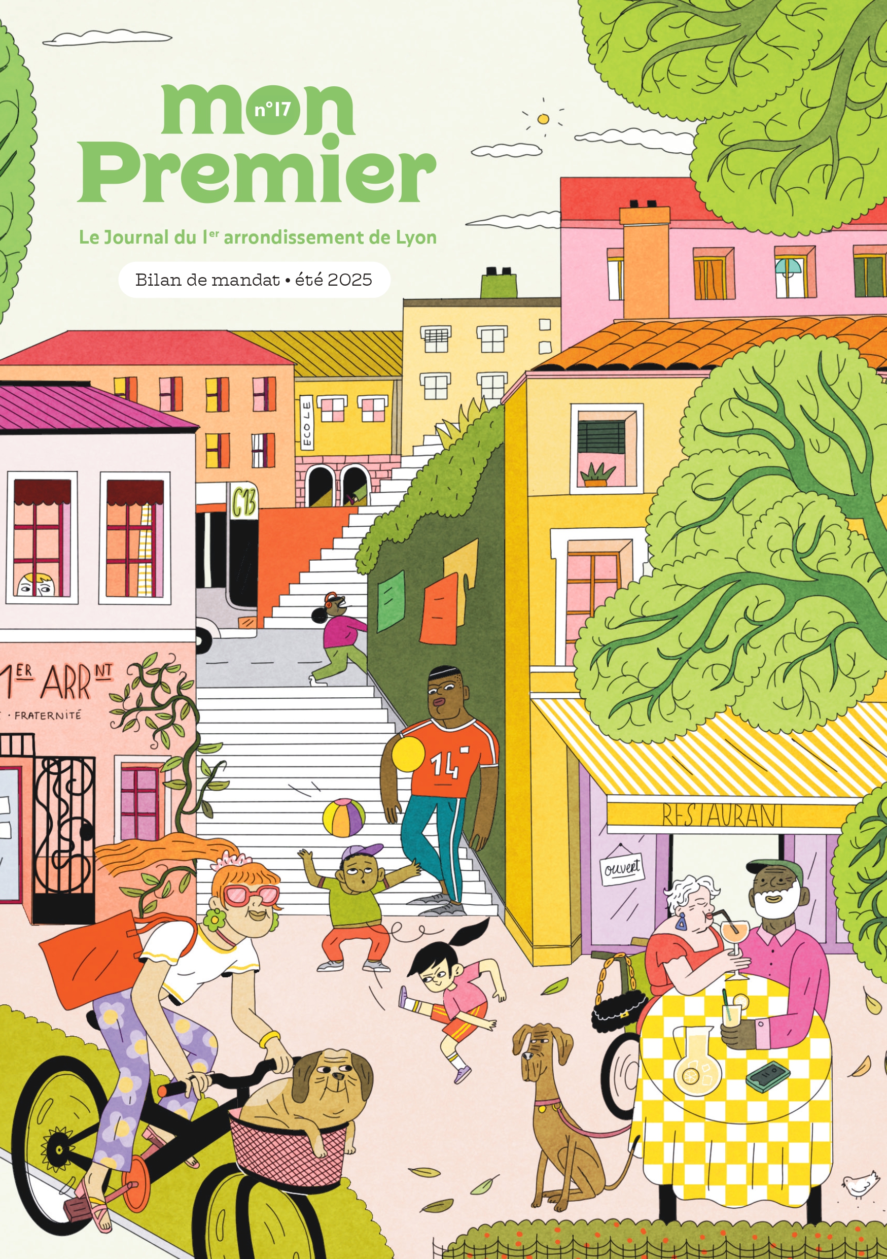 Page de couverture du journal d'arrondissement - été 2025